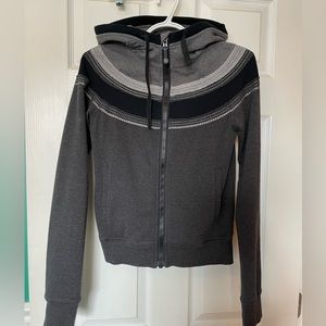 Lululemon Grey Black Hoodie